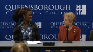 Student Interns Interview Holocaust Survivors Anita Weisbord and Gaelle Muzac [upl. by Ecyoj]