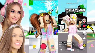 We Became TIKTOK FAMOUS To Impress The COOL KIDS in BROOKHAVEN with IAMSANNA Roblox Roleplay [upl. by Atinehc496]