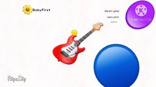 The notekins baby first electric guitar [upl. by Waldemar]