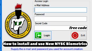 How to install and use New NYSC Biometrics  Step by Step Guide  Free NYSC Secret Code [upl. by Bowlds]