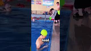 Swim Cap Fun in the Pool 🏊‍♂️ [upl. by Heigho206]