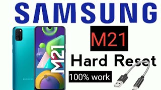 samsung m21 hard reset  samsung m21 hard reset problem [upl. by Mairim]