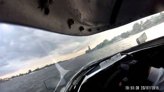 Race 2 Oulton Broad onboard Foxs F2 Boat [upl. by Nylsor]