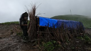 Organic Nepali Mountain Village Life I Most Peaceful amp Relaxation Village Life in Rain Time [upl. by Nozicka]