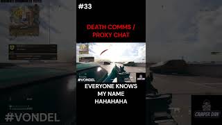 33 Everyone Knows My Name HAHAHAHA WARZONE DEATH COMMSwarzone3 vondel vondelresurgence [upl. by Wade185]