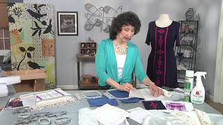 Embroidery tips to reduce puckering on It’s Sew Easy with Joanne Banko 20123 [upl. by Eadie]