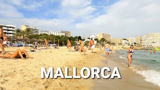 🇪🇦Beach walk in MAGALUF october🏖 MALLORCA  Spain 2023 4K [upl. by Osrit959]