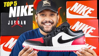 5 Best Nike Air Jordan ShoesSneaker For CollegeMen 🔥 Nike Haul Review 2024  ONE CHANCE [upl. by Neerom347]