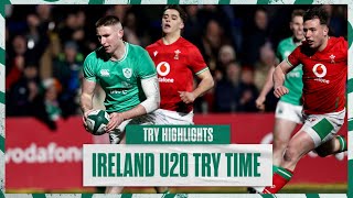 Try Time Ireland U20s Try Highlights [upl. by Ecinad]