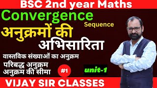 convergence of sequence  basic concept  Advanced Calculus bsc 2nd year L1 [upl. by Branham724]