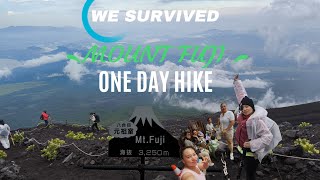 MOUNT FUJI HIKE  ONE DAY HIKE [upl. by Indys]