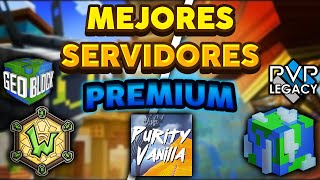 🟠 Los MEJORES SERVIDORES de MINECRAFT PREMIUM 2022 🔥 [upl. by Ttelracs]