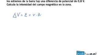 Calcula la intensidad de campo magnetico creado por una barra [upl. by Ibrik]