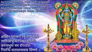 Asmin parathman  Miracle sloka that cures all diseases [upl. by Woodall831]