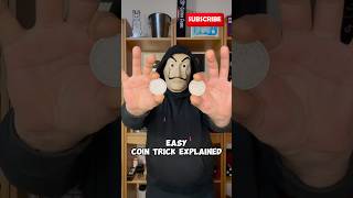 COIN TRICK THAT YOU CAN DO TOO 🪄 magic foryou tutorial tricks [upl. by Heimer]