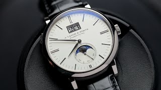 A Lange Söhne Saxonia Moonphase  Ticking Way [upl. by Sharman]