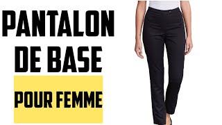 COMMENT TRACER LE PATRON DE PANTALON FEMME SIMPLE AVEC OU SANS POCHE AVEC OU SANS BRAGUETTE [upl. by Analos]