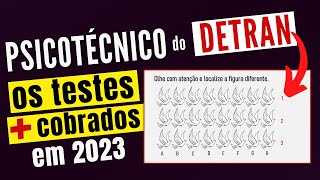 PSICOTECNICO DETRAN 2023 – Testes de atenção  Exames psicológicos  Avaliação Psicológica Detran [upl. by Atinuj]