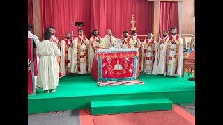 St Marys Church Changanacherry Holy Mass Live Bishop Franco [upl. by Anelrihs]