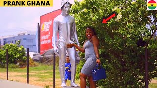 😂😂😂GREATEST SCARE PRANKS Part 2 Bushman  Goldman  Silver Man [upl. by Arreit]