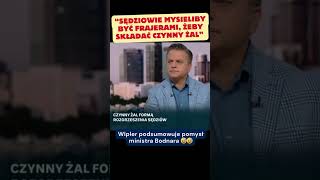 Wipler o tz neosędziach quotMusieliby być frajeramiquot polityka polskapolityka humor viralshorts [upl. by Burra]