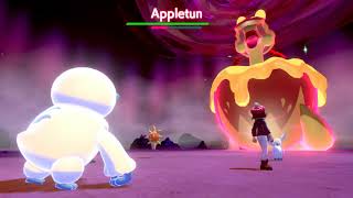 Pokémon Sword  Max Raid Battle 01  GMax Appletun [upl. by Ellenoj]