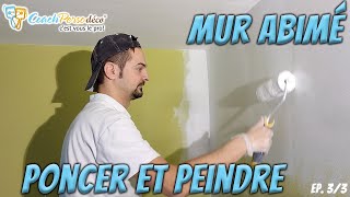 Réparer un mur qui a cloqué sous couche et peinture de finition  Masterclass 33 [upl. by Viridi]