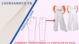 Pantalon large simple et rapide [upl. by Anaiv194]