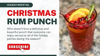 Easy Virgin Christmas Rum Punch Recipe [upl. by Analos]