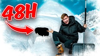 48H in echtem IGLU überleben 🥶 [upl. by Rooker]