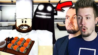 Robimy PYSZNE SUSHI dla GŁODNYCH POTWORÓW w ROBLOX 🍣 [upl. by Ahsoet]