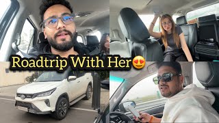 Roadtrip With Mahira Sharma Chandigarh To Gurgaon😍 [upl. by Mirisola]