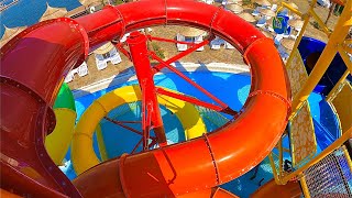 Black Hole Water Slide at Marina Aquapark Waterland [upl. by Ahcilef]