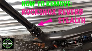 How to remove Rockshox Reverb Stealth Seatpost [upl. by Roana]