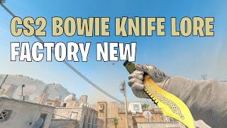 Bowie Knife Lore  CS2 Skin Showcase 197 [upl. by Nwotna]