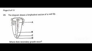 2024 GCE BIOLOGY PAPER 1 Growth and Development in Plants [upl. by Sialac]