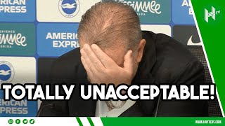 TOTALLY UNACCEPTABLE Postecoglou RAGES after STUNNING defeat  Brighton 32 Spurs [upl. by Rafaelia498]