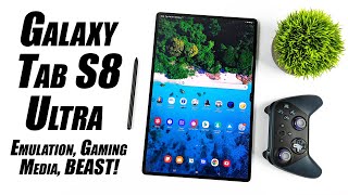 The Most Powerful Android Tablet Ever Galaxy Tab S8 Ultra HandsOn [upl. by Tullus]