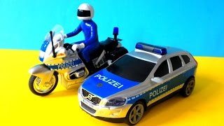 Police Car and Motorcycle kids toys [upl. by Adnaram]