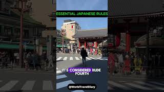 5 Essential Rules You MUST Know When Visiting Japan 🇯🇵 Japan Travel Tips [upl. by Aihtnis]