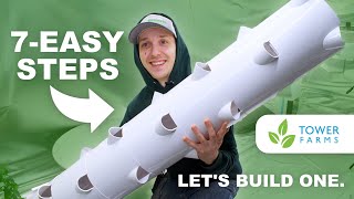 How To Build A Tower Garden amp Tower Farm FLEX [upl. by Soisinoid642]