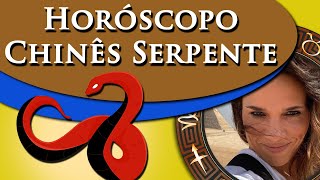 HORÓSCOPO CHINÊS SERPENTE  POR PAULA PIRES [upl. by Aamsa]