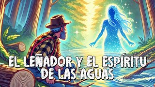 El Leñador y el Espiritu de las aguas  Cuento [upl. by Lennad]