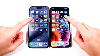 iPhone 15 Pro Max vs iPhone XS Max Speed Test [upl. by Ayahsal]