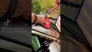 A classic National Dent Repair asmr asmrvideo pdr car carrepair detailing [upl. by Nallek]