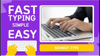 Monkey Type Best Typing site To Improve Typing [upl. by Anauqed633]