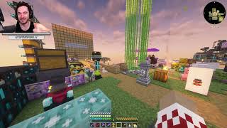 CaptainSparklez “256 Million  ATM9 Skyblock Ep 30quot Cut Clips [upl. by Yroj]