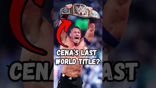 John Cenas 16th World Title Victory johncena wwe shorts [upl. by O'Driscoll5]