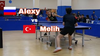 MELİH vs ALEXY l MASA TENİSİ MAÇI [upl. by Annam86]