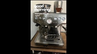 Make a latte with me using Breville Espresso Machine [upl. by Lymn857]